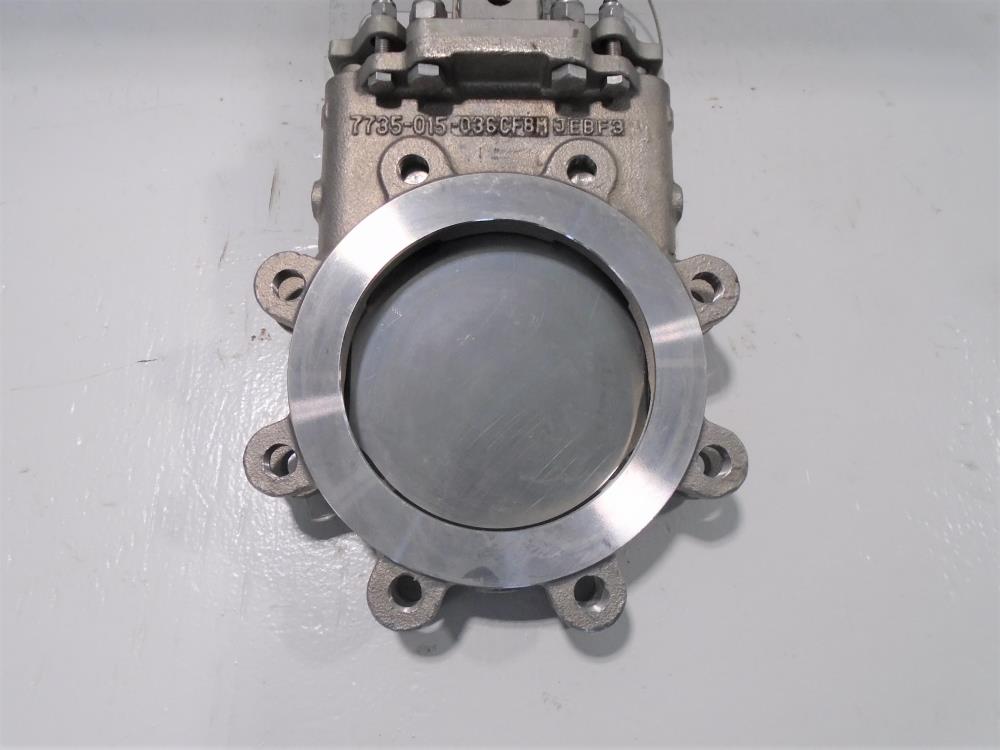 Velan 6" 150# CF8M Knife Gate Valve, Model C, Fig# L14-0310C-13ST-W320 